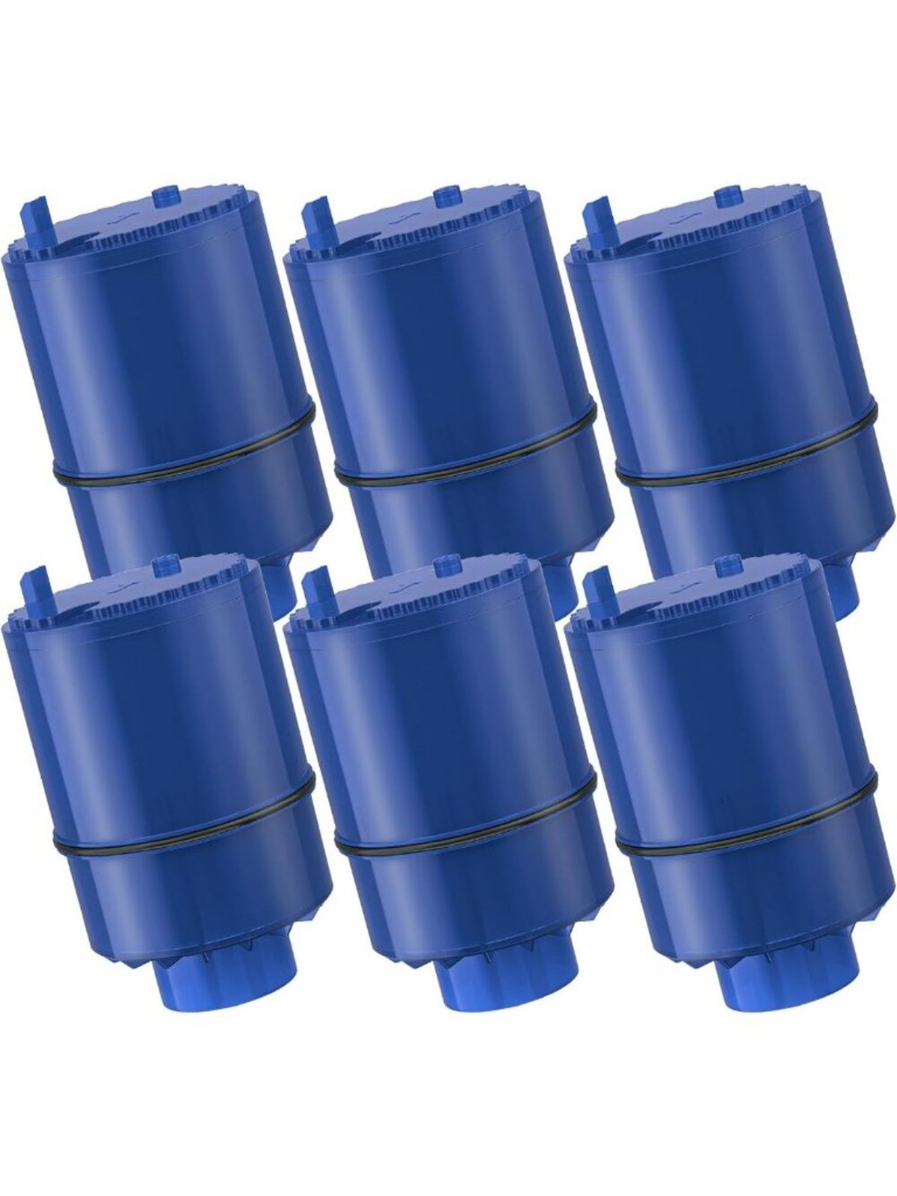 6-Pack NSF Certified Faucet Water Filter Replacement, PURPLUS Compatible